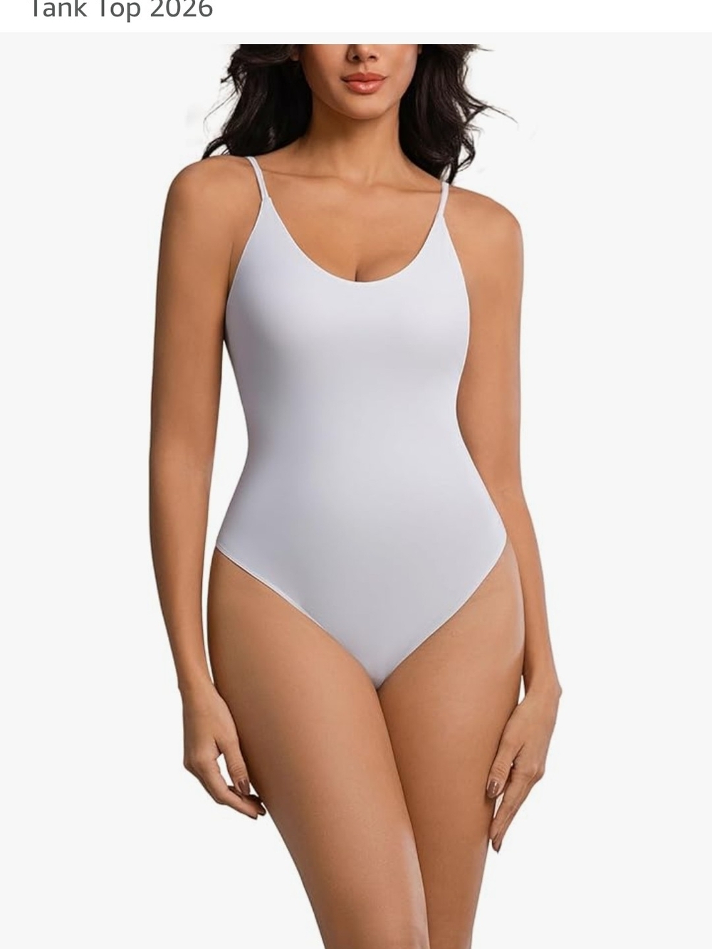 Everyday Seamless White One-Piece Bodysuit